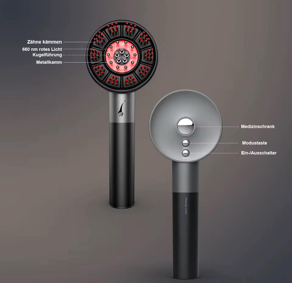 HaarLuma™ – Die ultimative Rotlicht-Therapiebürste für dickeres, gesünderes Haar